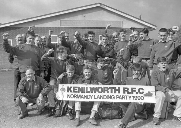 Kenilworth RFC under-16s bade farewell yesterday as they left for their four-day tour of