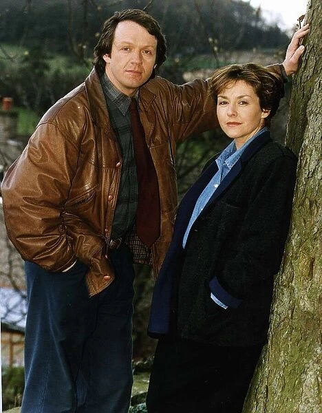 Kevin Whateley Actor with co star in the television series Peak Practice