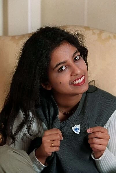 Konnie Huq TV Presenter December 1997 The new presenter to join the Blue Peter Team