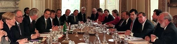 The Labour Cabinet meets for the first time in 10 Downing Street