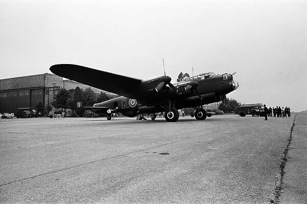 The last Lancaster bomber to fly. It flew from Hullavington RAF airfield near Swindon en