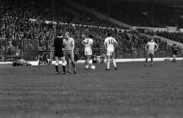 Leeds United 3 v. Coventry 0. Division 1 Football. April 1981 MF02-11-060