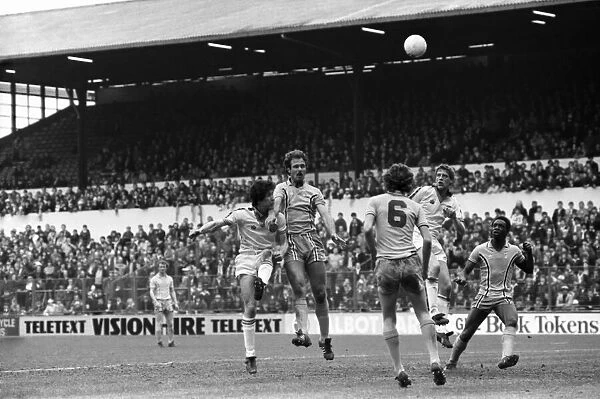 Leeds United 3 v. Coventry 0. Division 1 Football. April 1981 MF02-11-054