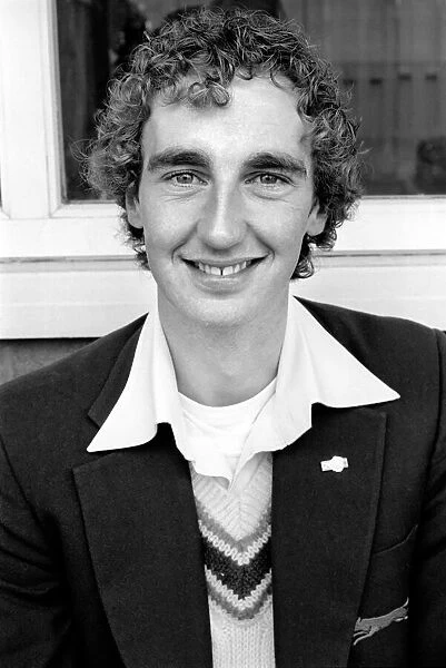 Leicester C. C. C. Jonathan Agnew. April 1983