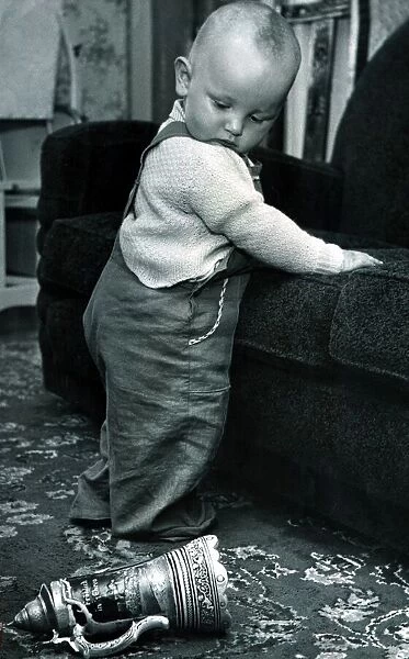 Life is full of surprises for a twelve month old - Robert. 1954