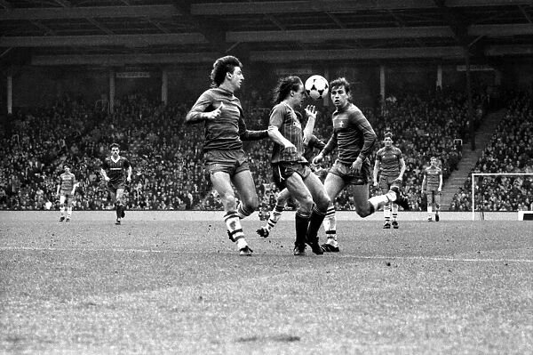 Liverpool v. Chelsea. May 1985 MF21-04-018 The final score was a four three
