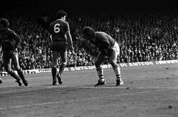 Liverpool v. Everton. October 1984 MF18-04-073 The final score was a one nil