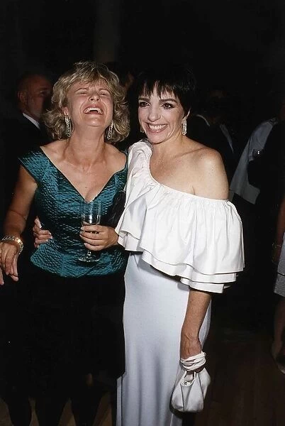 Liza Minnelli actress singer with Julie Waltors September 1989