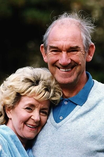 Lynne Perrie with her husband Derek Coronation Street Actress
