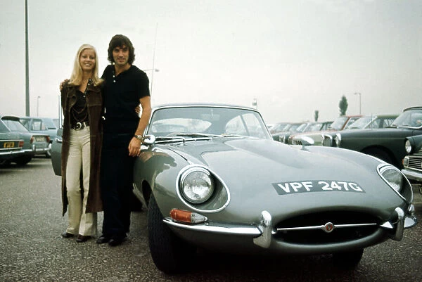 Manchester United and Northern Ireland footballer George Best with his girlfriend Siv