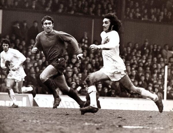 Manchester Uniteds George Best Football Player - February 1970in action against
