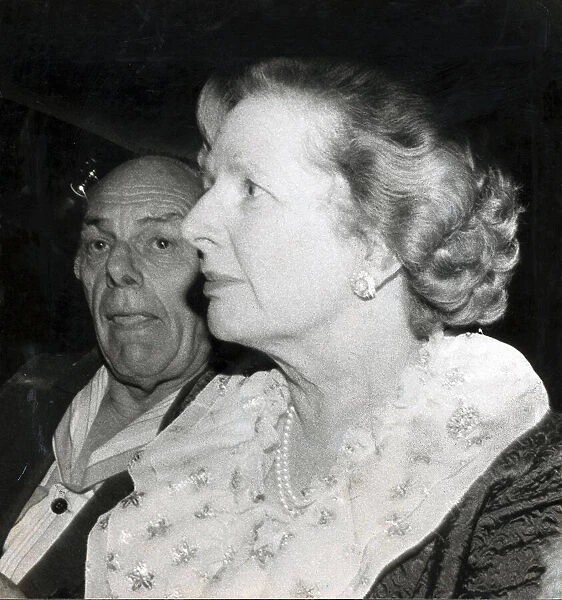 Margaret Thatcher and husband Dennis on night of Brighton Bombing 12 October 1984