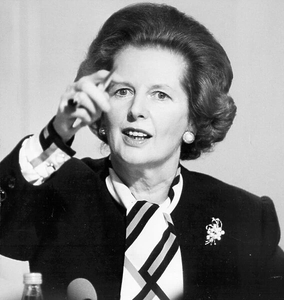 Margaret Thatcher at press conference - May 1987