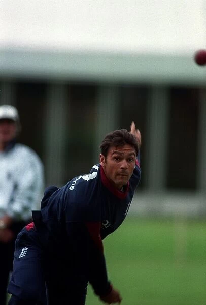 Mark Ramprakash Crisket June 98 England cricketer bowling ball