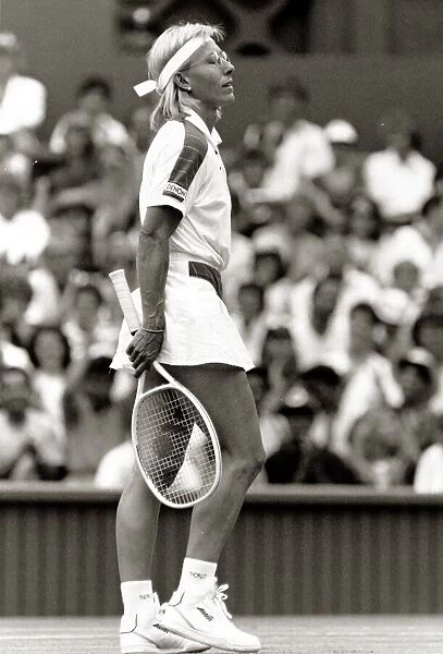 Martina Navratilova Tennis Player July 1991 1990s