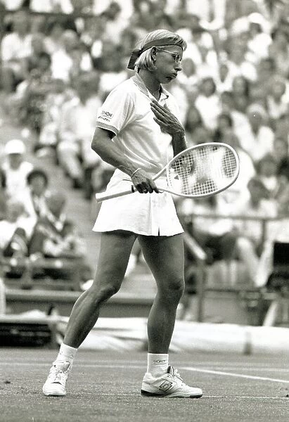 Martina Navratilova Tennis Player Wimbledon July 1992