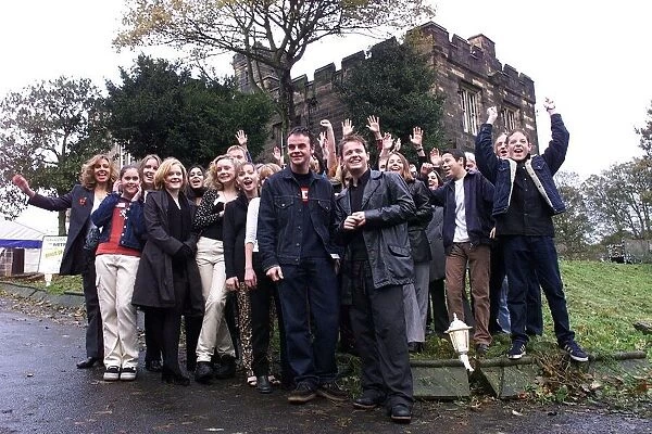Members of the Byker Grove cast, old and new, get together today (03  /  11  /  98