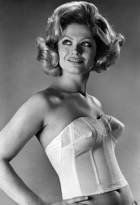 Framed Print : 1950s Lingerie Print: Basque-Style Underwear Framed Print : 1950s Lingerie Print: Basque-Style Underwear
