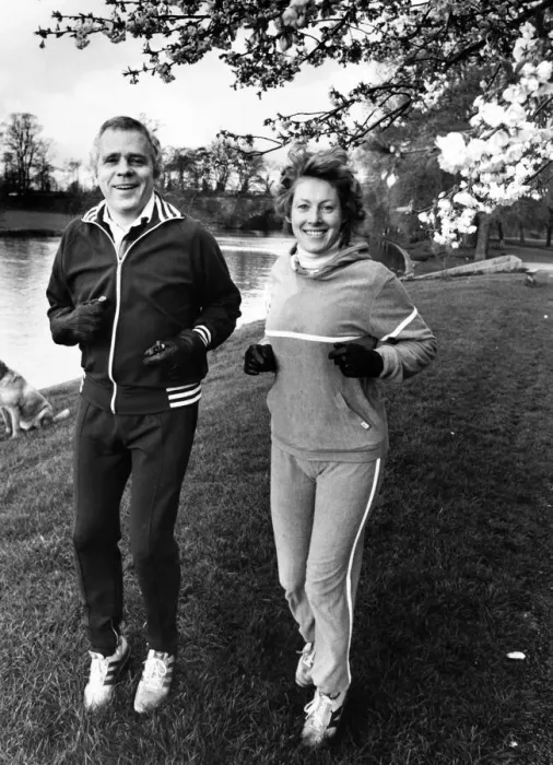 Framed Print : Jaguar Boss Mr John Egan Morning Run Print, 23rd April 1983 Framed Print : Jaguar Boss Mr John Egan Morning Run Print, 23rd April 1983