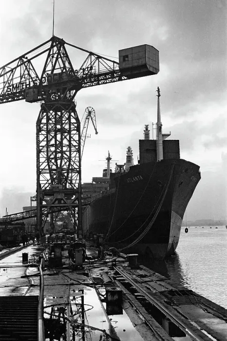 Framed Print : Shipbuilding at Smiths Dock Print, Middlesbrough 1972 Framed Print : Shipbuilding at Smiths Dock Print, Middlesbrough 1972