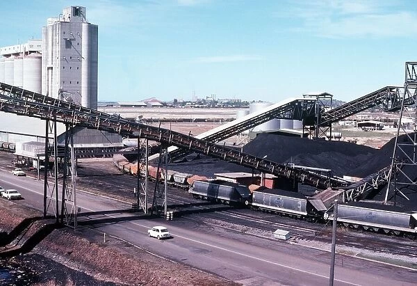 Modern Coal Handling and Storage Facility port of Gladstone australia industry