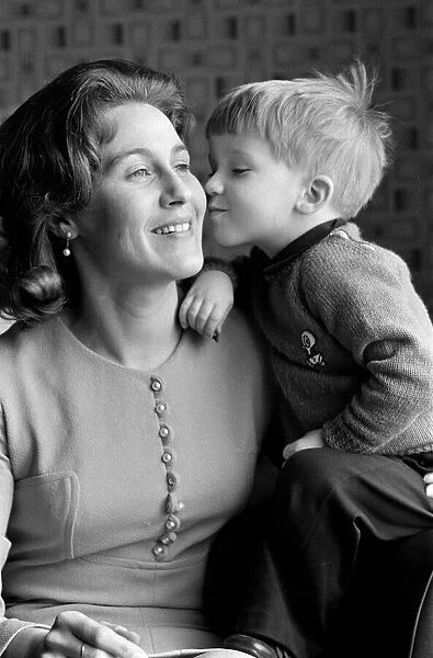 Mrs Maureen Davies and her son Peter, 2. 11th February 1972