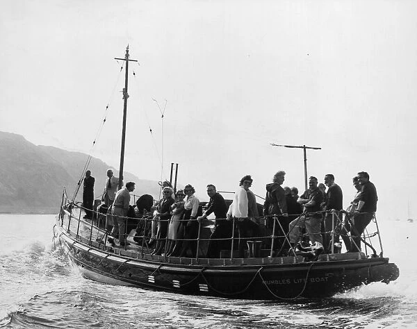 The Mumbles lifeboat. 3rd September 1964