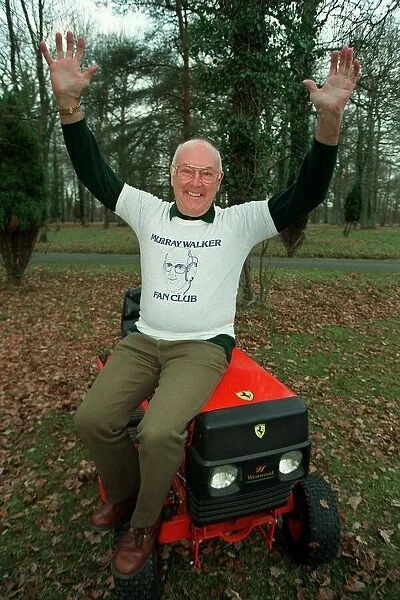 Murray Walker F1 comontater December 1997 Formula One motor racing commentator