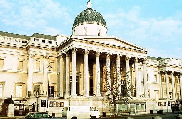 National Art Gallery at Trafalgar Square London where the IRA caused a bomb blast in