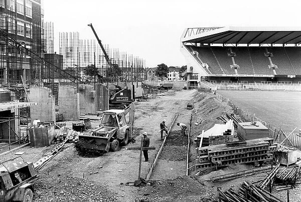 National Stadium, Cardiff Arms Park, Cardiff, work in progress. Dated 15th June 1982