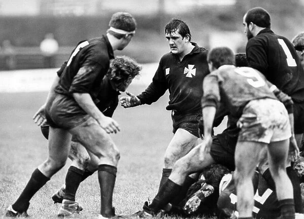Neaths David Joseph, pictured during a match with the Eagles. 1st November 1987