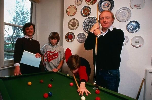 Neil Kinnock with his wife and children September 1983