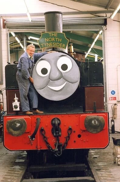 The North Tyneside steam locomotive ready for a Thomas the Tank Engine day on 24th August