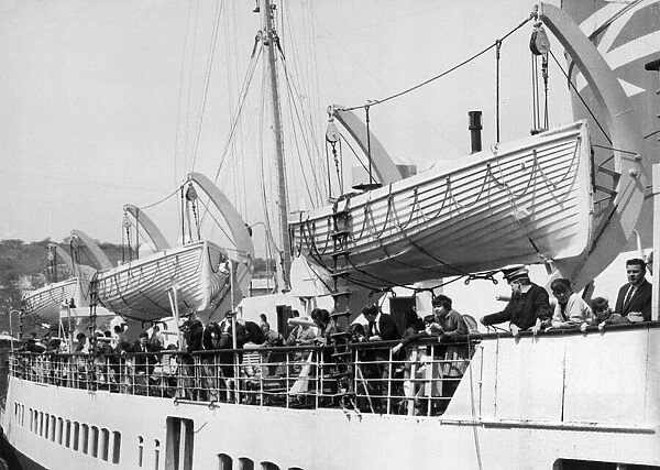 Passengers on board the Maid of Orleans