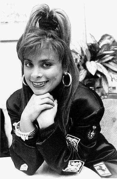 Paula Abdul pop singer Circa 1988