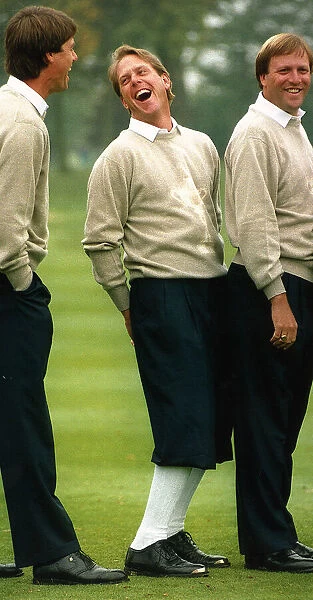 Payne Stewart wearing Plus Fours in the Ryder Cup Team