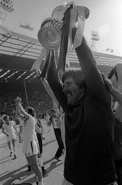 Phil Parkes with the FA Cup after West Ham had beaten Arsenal in the Final at Wembley