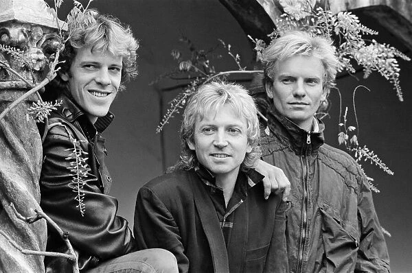 The Police - pictured in London, during their promotional tour to launch their new