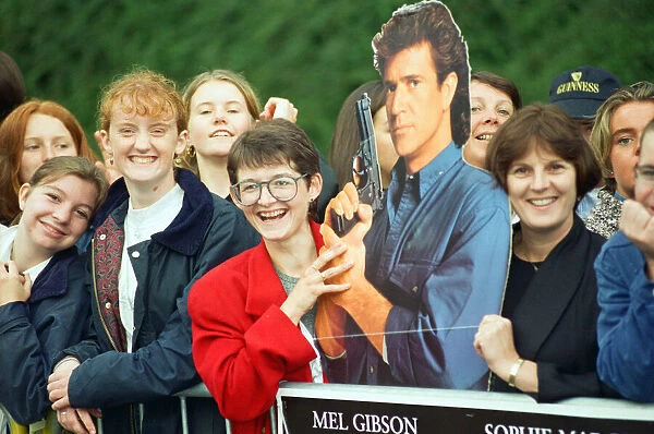 The premiere of Braveheart in Stirling, Scotland. 3rd September 1995
