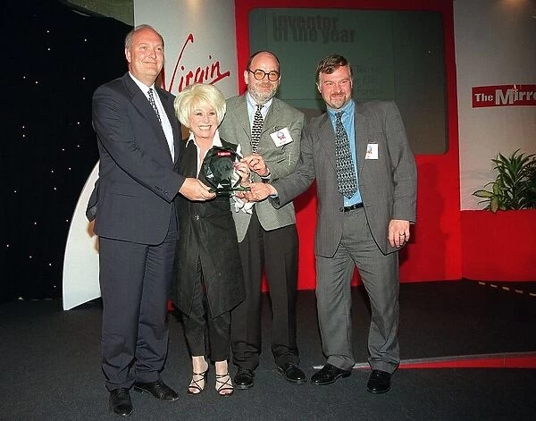 Pride Of Britain Awards May 1999 Winners Barbara Windsor with the inventors of