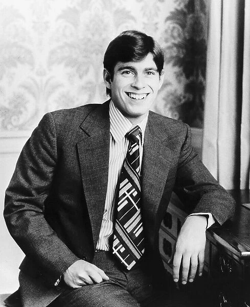 Prince Andrew Duke Of York on his coming of age at 18 years old January 1978