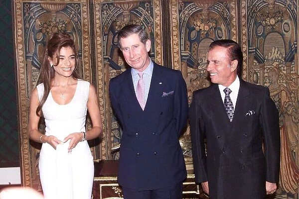 Prince Charles and President Carlos Menem March 1999