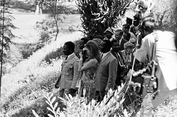 Princess Anne visits Kenya. February 1971