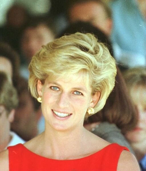 Princess Diana at a rehabilitation centre in Ryde, Sydney during her three day fund
