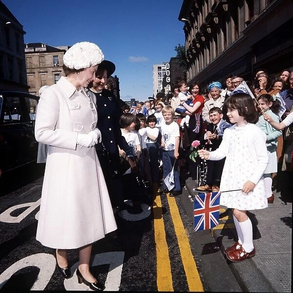 Queen Elizabeth II, 4th June 1979 Golden Jubilee Flower Girl