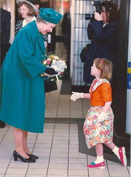 Queen Elizabeth II and Prince Philip visit the North East 18 May 1993 - The Queen