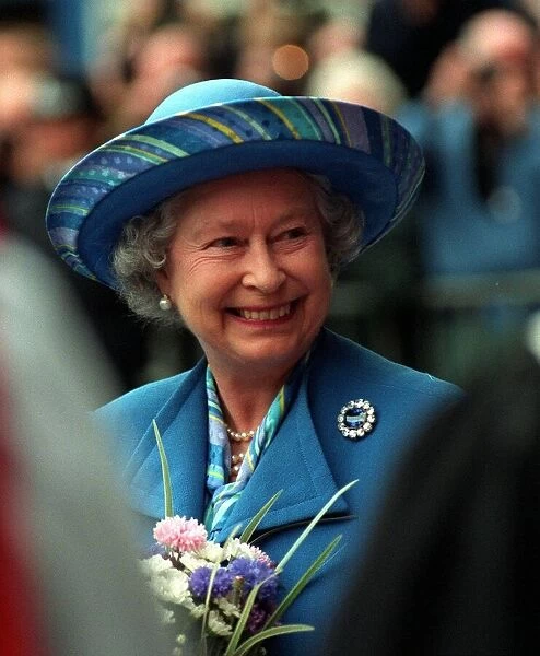 Queen Elizabeth II, Scotland 30th June 1999 arrives at St Giles Cathedral for