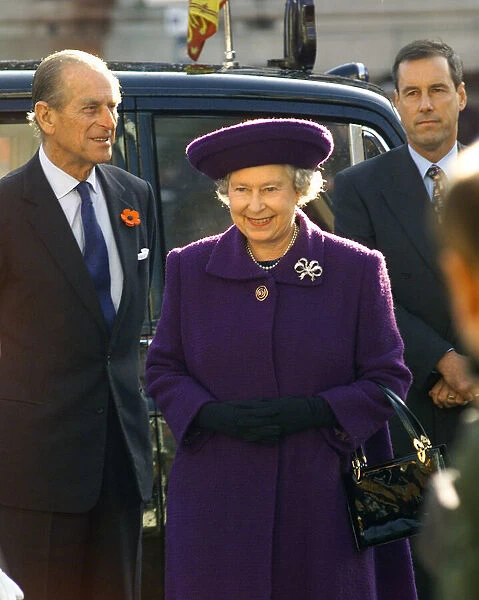 The Queen opens the new childrens hospital in Birmingham now called the Diana