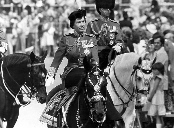 The Queen takes part in Trooping of the Colour ceremonywith 2nd Battalion Grenadier