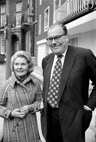 Reginald Maudling MP and wife. February 1975 75-00970